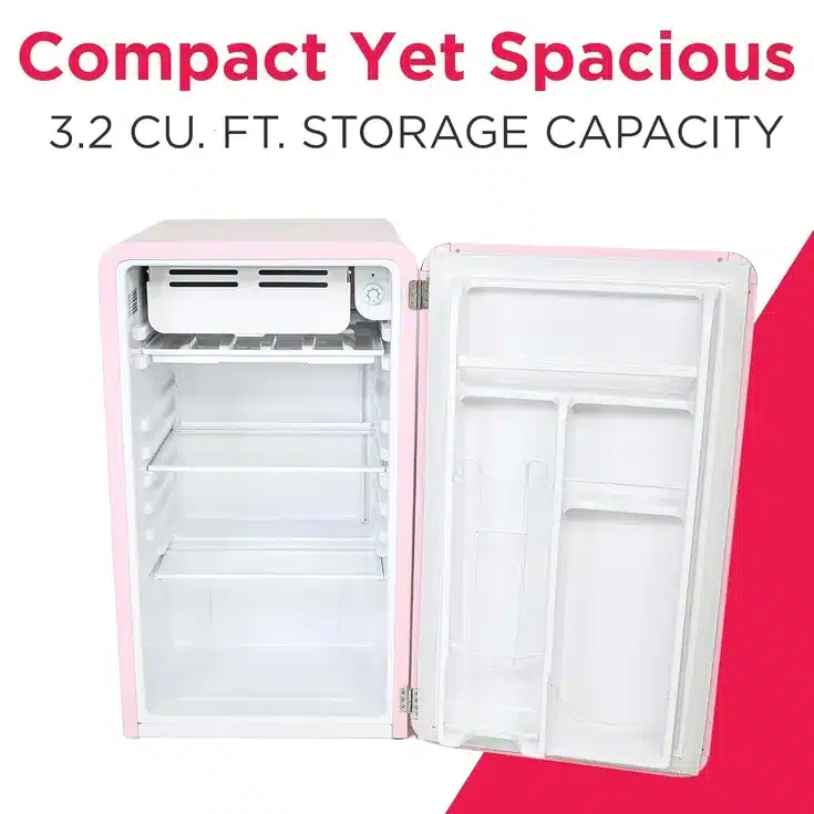 ChillNest Retro Mini Refrigerator